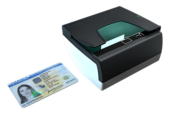 Scanner ID & MRZ Portabil, Precis Alimentat prin USB